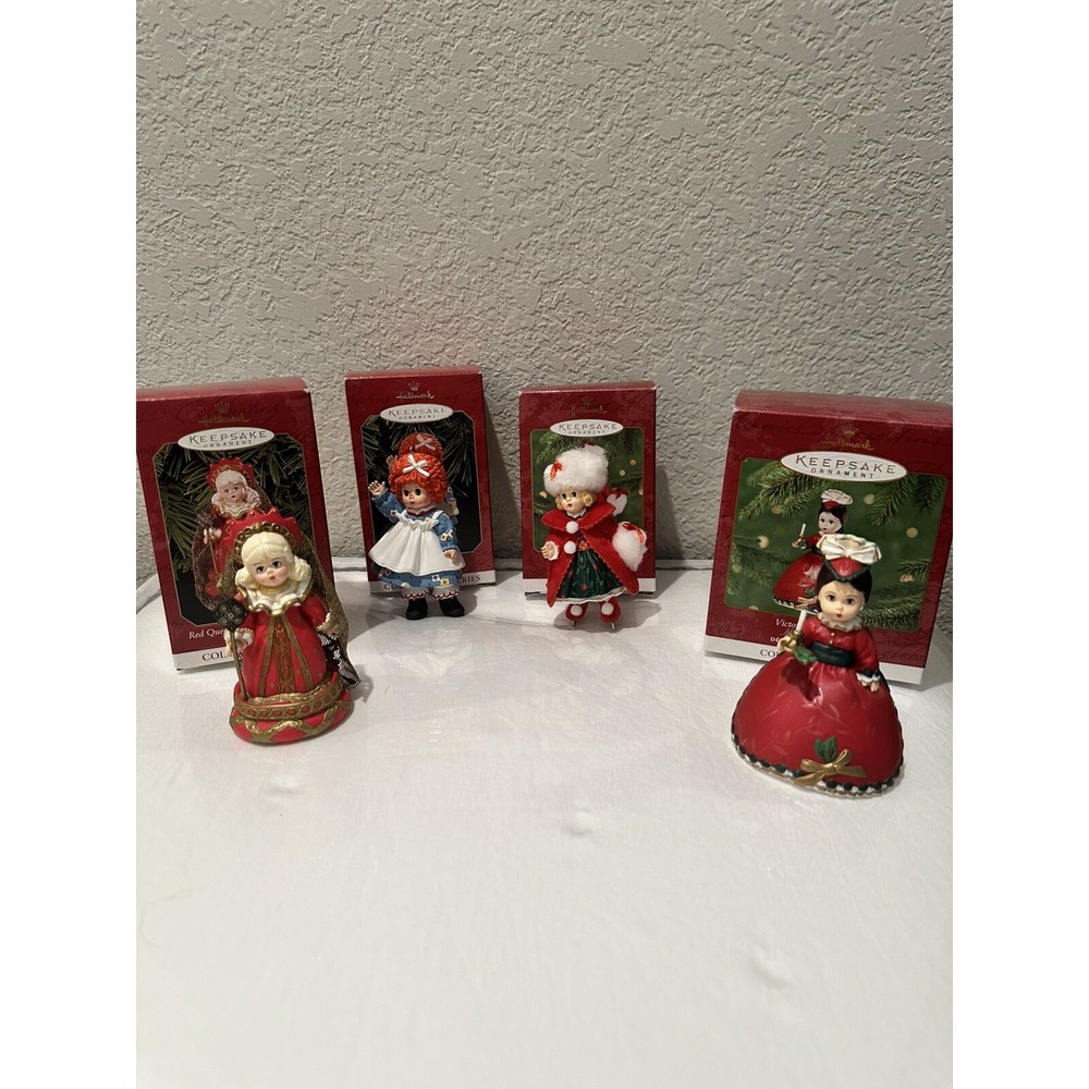 Hallmark Ornaments Lot of 4 - Madame Alexander Dolls 1998-2000's